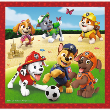 Puzzle 3w1 Psi Patrol Wesołe pieski Paw Patrol 34867